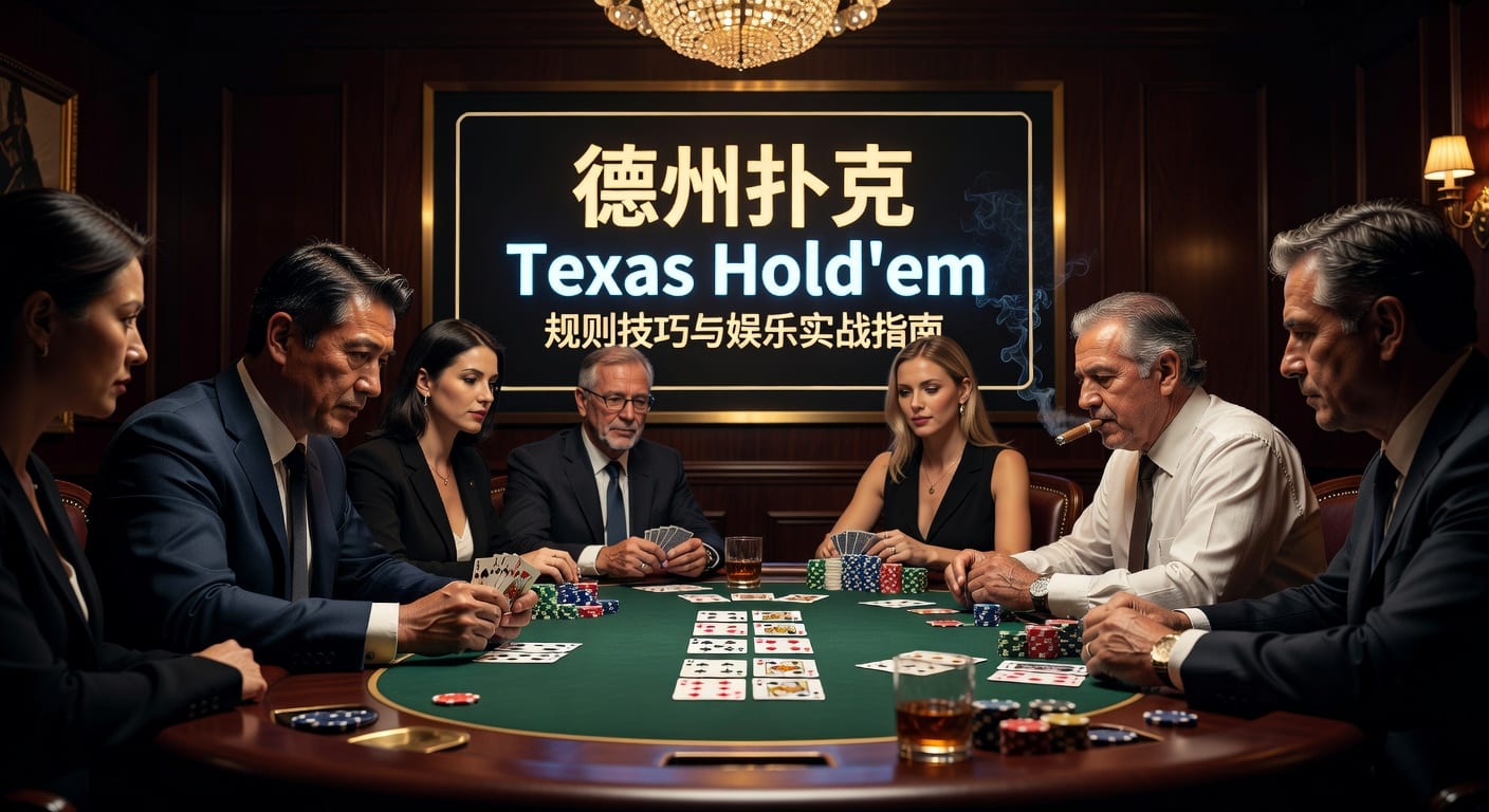 德州扑克 texas hold'em：规则、牌型与实战入门