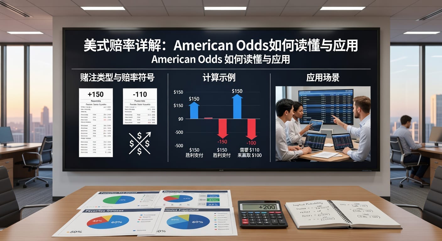 美式赔率 american odds 实战读法与换算
