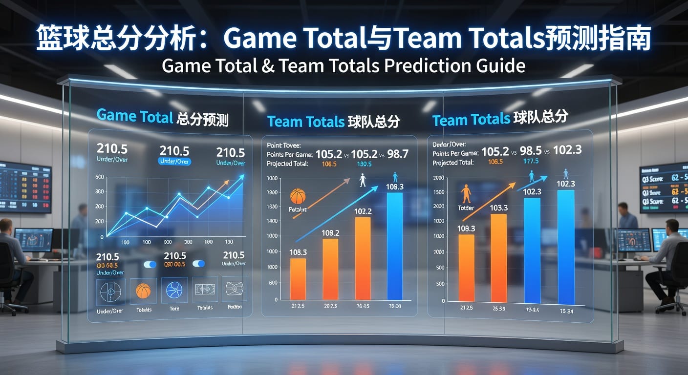 篮球总分 game total team totals：盘口判读与实战思路