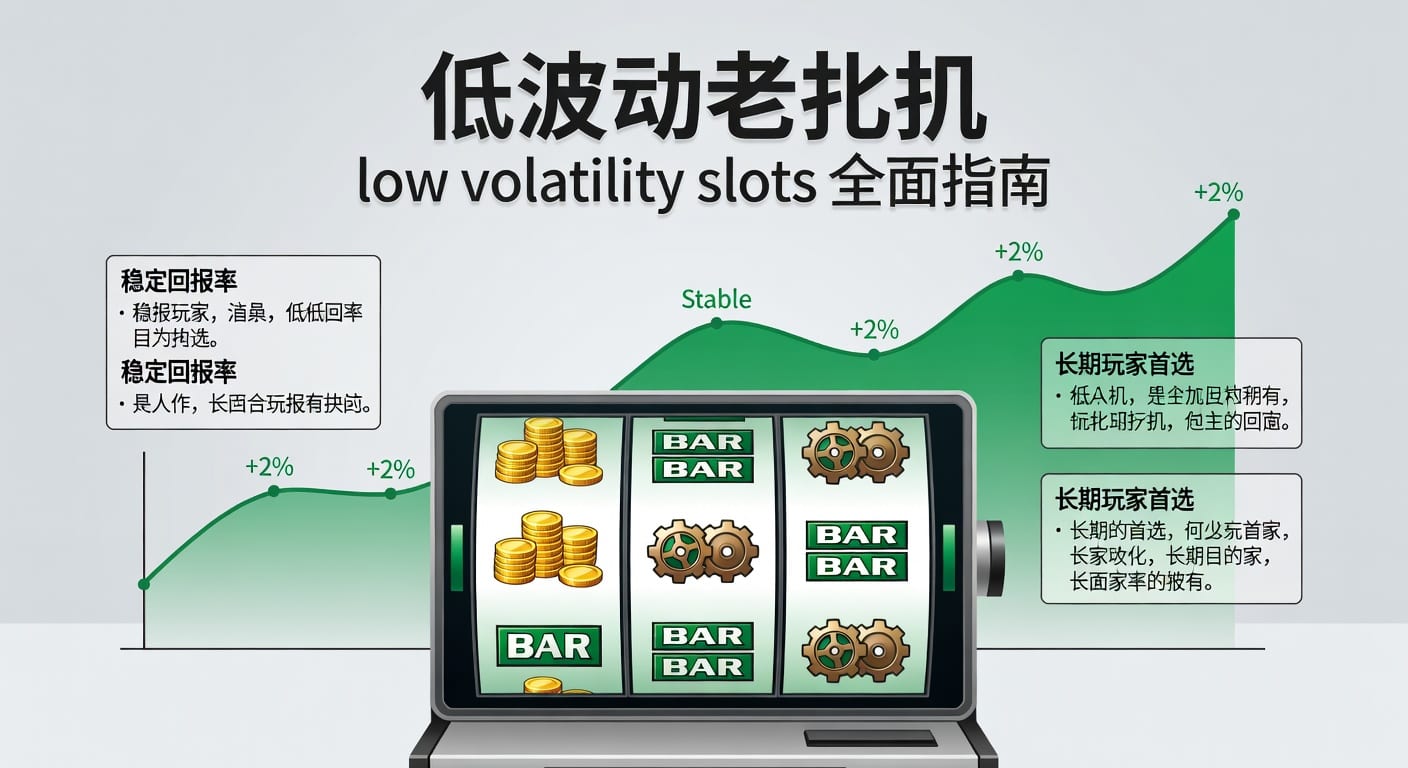 低波动老虎机 low volatility slots：2026年实战指南